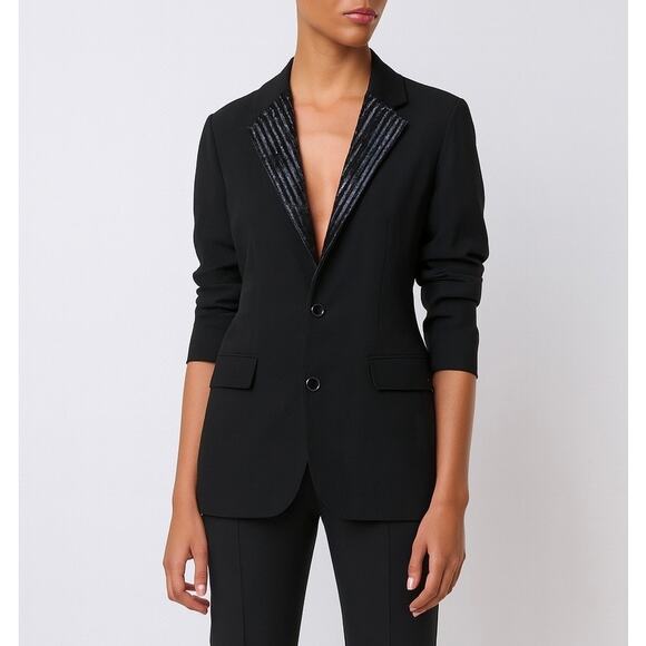 Ralph Lauren Collection Purple Label Beaded Jacket Blazer 6 S Formal Evening NWT - Picture 1 of 14